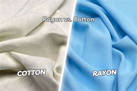 rayon fabric vs cotton fabric